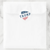 Donald Trump president make America great again ラウンドシール (バッグ)