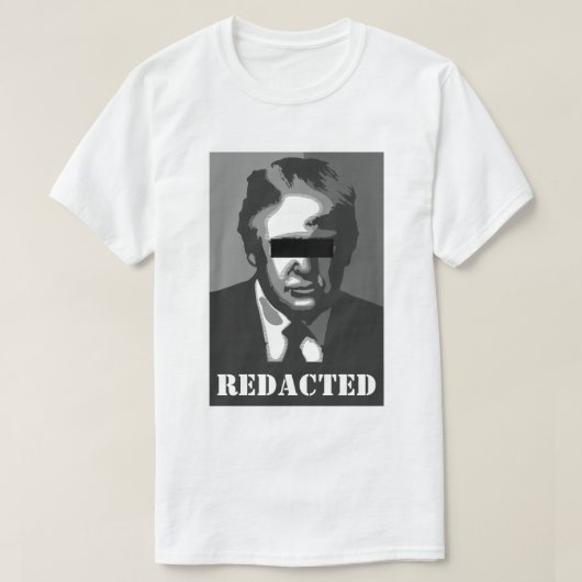 Donald Trump Redacted Tシャツ (デザイン正面)