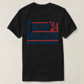 Donald Trump Ron DeSantis 2024  Tシャツ (デザイン正面)