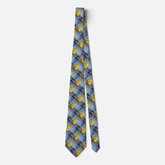 Donald Trump Rubber Yellow Duck Necktie ネクタイ (正面)
