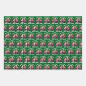 Donald Trump Santa Claus | Trump Santa Gift ラッピングペーパーシート (正面3)