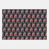 Donald Trump Santa Claus | Trump Santa Gift ラッピングペーパーシート (正面)