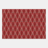 Donald Trump Santa hat Make Christmas Great Again ラッピングペーパーシート (正面2)