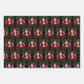 Donald Trump Santa Hat Make Christmas Great Again ラッピングペーパーシート (正面3)
