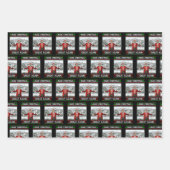 Donald Trump Santa Hat Make Christmas Great Again ラッピングペーパーシート (正面)