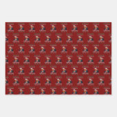 Donald Trump Santa | I'll Be Home for Christmas ラッピングペーパーシート (正面2)