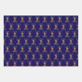 Donald Trump Santa | I'll Be Home for Christmas ラッピングペーパーシート (正面)