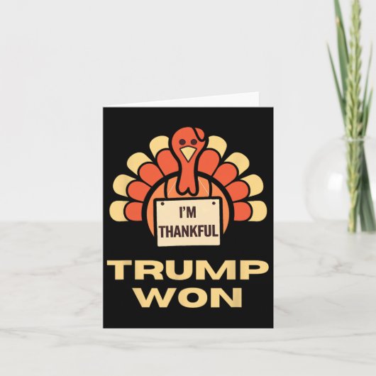 Donald Trump Thanksgiving Shirt I'm Thanks Donal カード (正面)