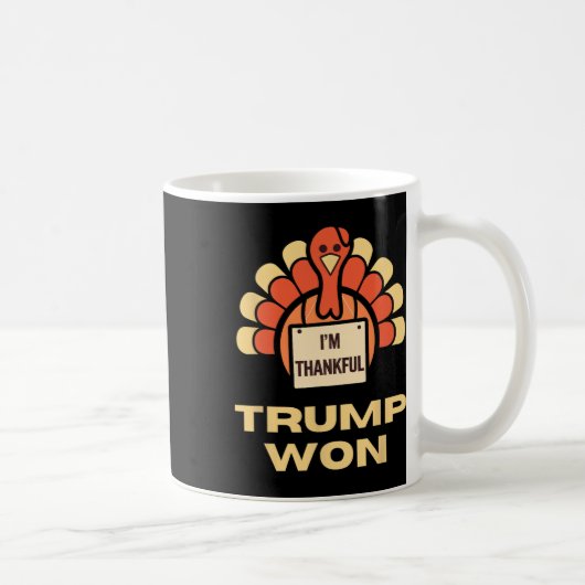 Donald Trump Thanksgiving Shirt I'm Thanks Donal コーヒーマグカップ (右)