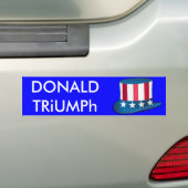 Donald Trump、Trimp Unker Sam Hat USA Stecker バンパーステッカー (車上)