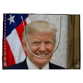 Donald Trump US President White House MAGA 2024  ラージペーパーバッグ (裏面)