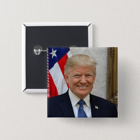Donald Trump US President White House MAGA 2024  缶バッジ (正面&裏面)