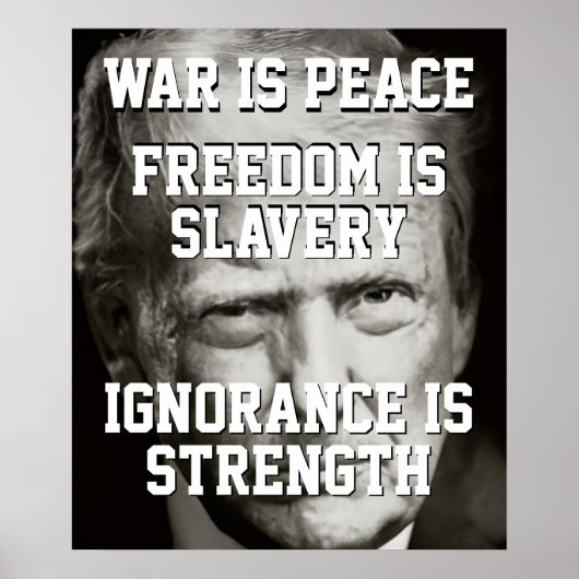 Donald Trump War is Peace ポスター (正面)
