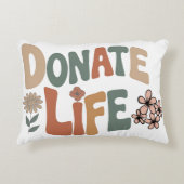 Donate Life アクセントクッション (正面)