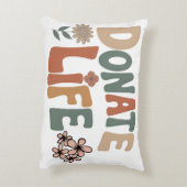Donate Life アクセントクッション (裏面(縦))