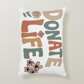Donate Life アクセントクッション (正面(垂直))