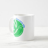 Donate Life an Organ Donor Awareness Butterfly コーヒーマグカップ (正面左)