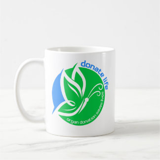 Donate Life an Organ Donor Awareness Butterfly コーヒーマグカップ