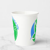 Donate Life an Organ Donor Awareness Butterfly 紙コップ (左)