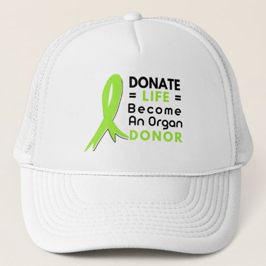 Donate Life Organ Donation Saves Lives, Transplant キャップ (正面)