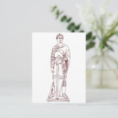 Donatello’s Saint George - Renaissance Sculpture シーズンポストカード (スタンド正面)