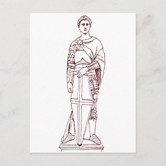 Donatello’s Saint George - Renaissance Sculpture シーズンポストカード (正面)