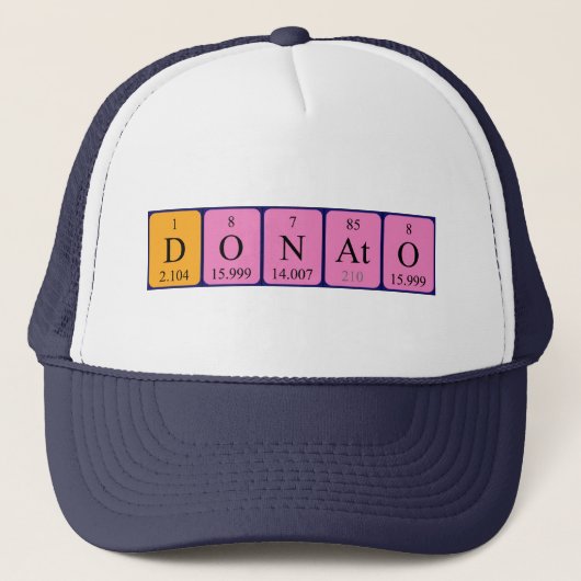 Donato定期テーブル名hat キャップ (正面)