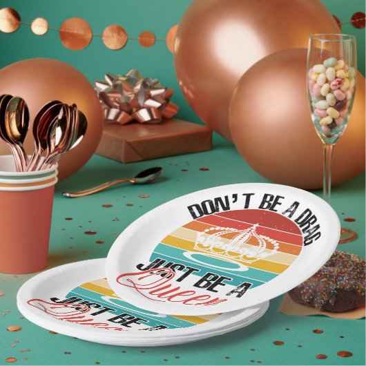 Don'Be aドラッグ紙プレート ペーパープレート (複数)