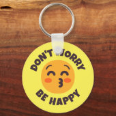 Don'Be Happy文字&カラー絵文字 キーホルダー (正面)