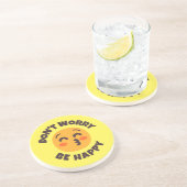 Don'Be Happy文字&カラー絵文字 コースター (側面)