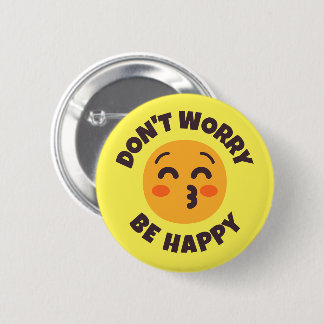 Don'Be Happy文字&カラー絵文字 缶バッジ