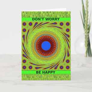 Don'Be Happy Artプリント カード
