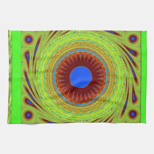 Don'Be Happy Artプリント キッチンタオル (横)