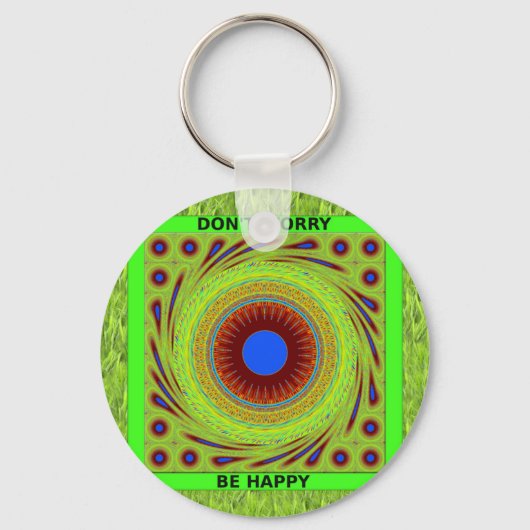 Don'Be Happy Artプリント キーホルダー (正面)