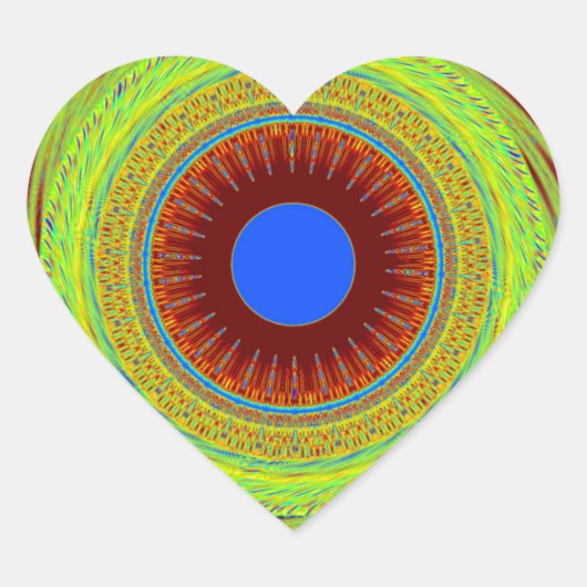 Don'Be Happy Artプリント ハートシール (正面)