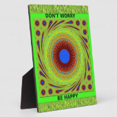 Don'Be Happy Artプリント フォトプラーク (側面)