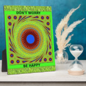 Don'Be Happy Artプリント フォトプラーク (側面)