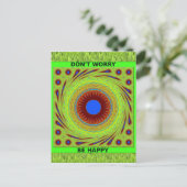 Don'Be Happy Artプリント ポストカード (スタンド正面)