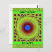 Don'Be Happy Artプリント ポストカード (正面/裏面)