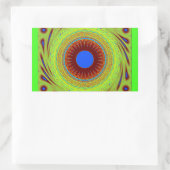 Don'Be Happy Artプリント 長方形シール (バッグ)