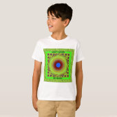 Don'Be Happy Artプリント Tシャツ (正面フル)