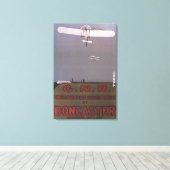 Doncaster, England – ファースト・エアビエーション・レース キャンバスプリント (インサイチュ (ウッドフロア))