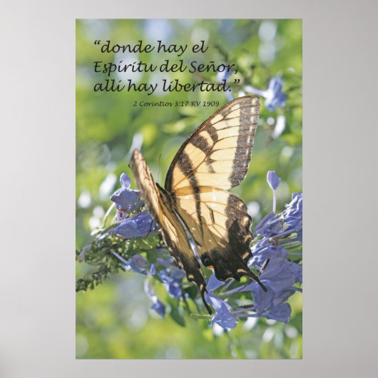 Dondde hay el Espiritu, alli hay Libertad Vertical ポスター (正面)