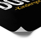 Done幼稚園卒業2025ギフト先生La ポスター (角)