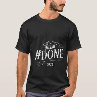 ♯done」クラス2025ヴィンテージ卒業Tシャツ Tシャツ