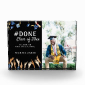 #Done |シンプル大学院名クラス年・学校 フォトブロック (正面)