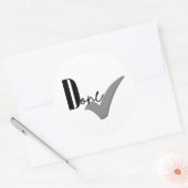 Done ラウンドシール (封筒)