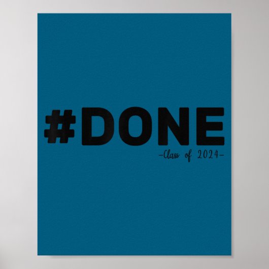 #done 2024年卒業者 楽しい 2024年卒業 ポスター (正面)