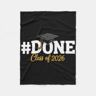 #done 2026年卒業生と卒業おめでとう フリースブランケット