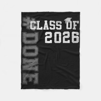 #done 2026年卒業 高3 卒業生 2026卒 卒業 フリースブランケット